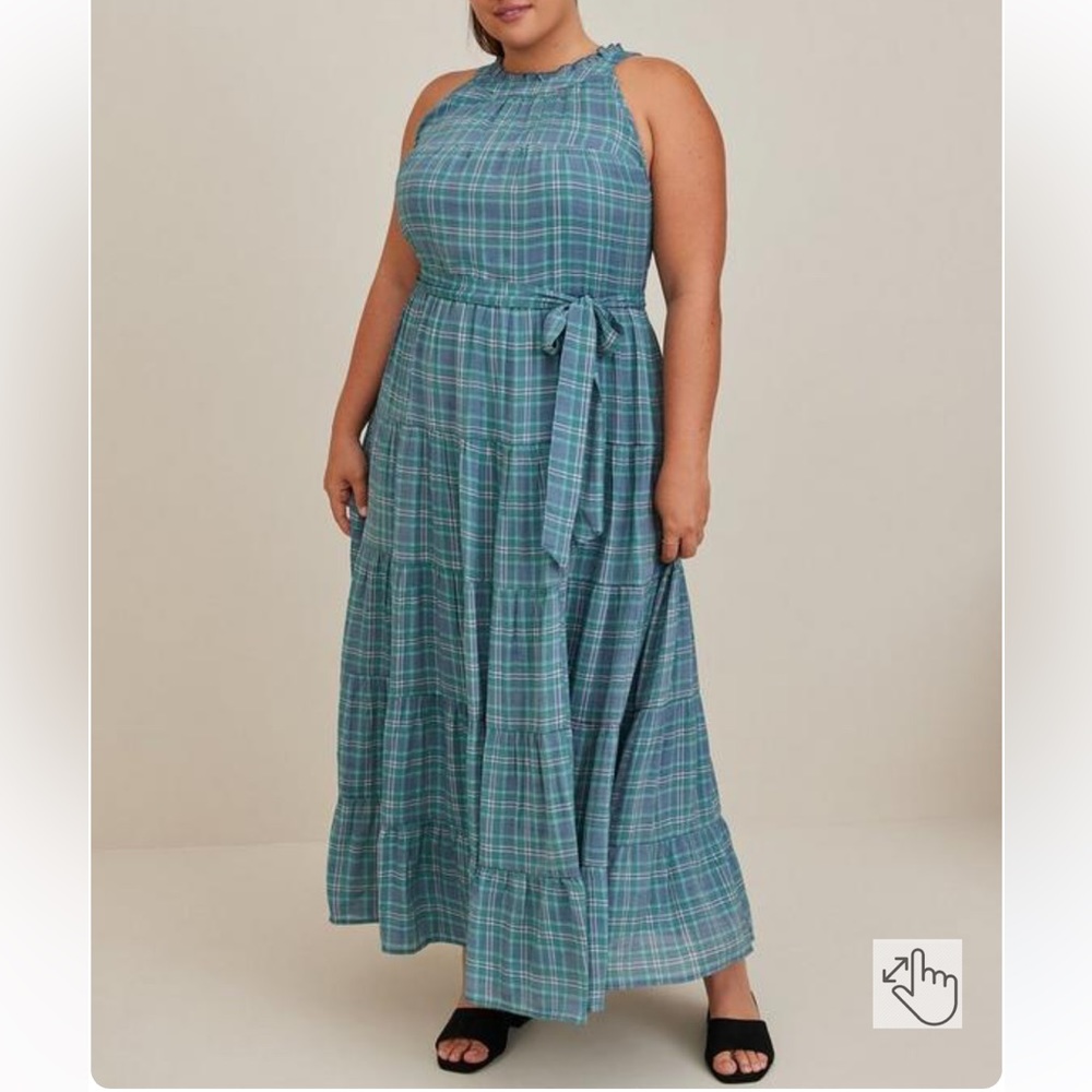 Torrid - Maxi Lindsay Hi-Low Tiered Dress - Size 2